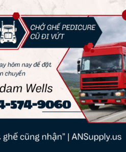 Vận chuyển ghế pedicure đi vứt