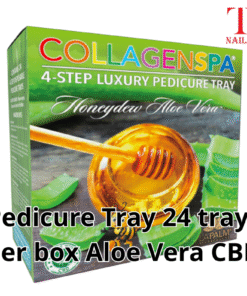 Pedicure Tray 24 trays per box (4 boxes per case) Aloe Vera CBD
