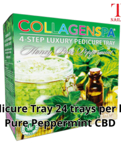 Pedicure Tray 24 trays per box (4 boxes per case) Pure Peppermint CBD