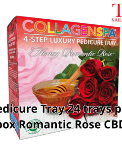 Pedicure Tray 24 trays per box (4 boxes per case) Romantic Rose CBD