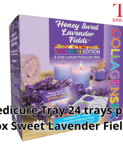 Pedicure Tray 24 trays per box (4 boxes per case) Sweet Lavender Fields